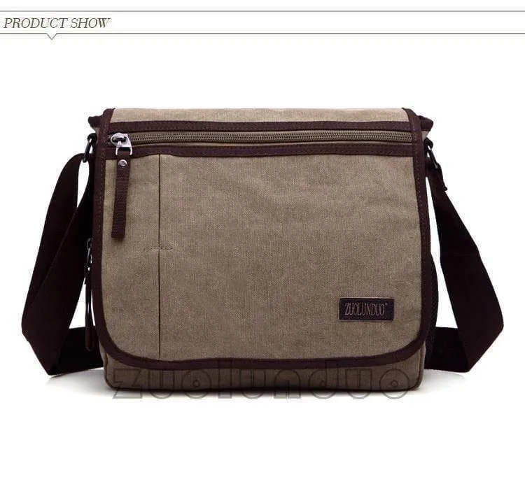 Qualität Männer Segeltuchtasche Lässige Reise Bolsa Masculina Männer Umhängetasche Männer Messenger Bags Große Kapazität