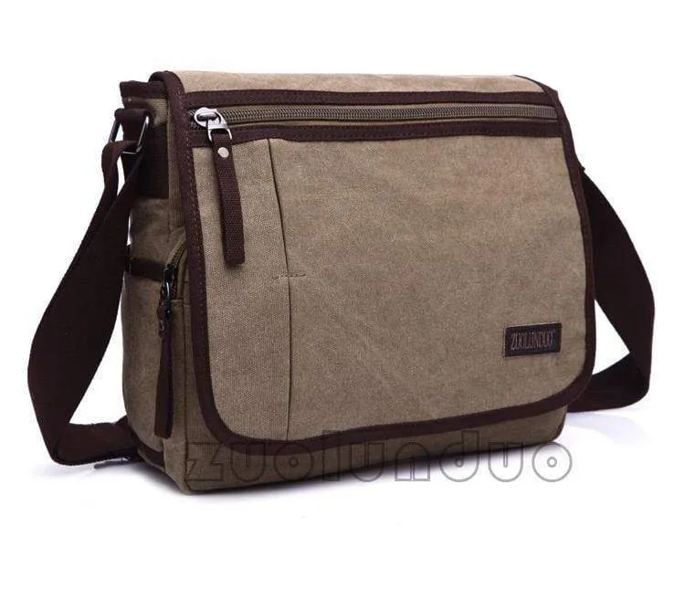 Qualität Männer Segeltuchtasche Lässige Reise Bolsa Masculina Männer Umhängetasche Männer Messenger Bags Große Kapazität