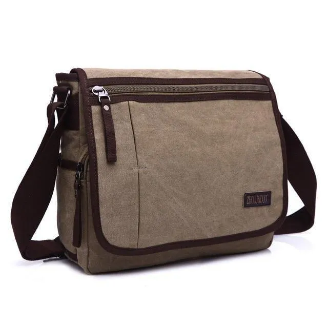 Qualität Männer Segeltuchtasche Lässige Reise Bolsa Masculina Männer Umhängetasche Männer Messenger Bags Große Kapazität