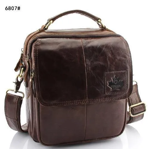 Herren 100% Echtes Rindsleder Umhängetasche, Qualität Herren Messenger Bags Causal Crossbody Handtasche Für Herren BrieFcase Taschen