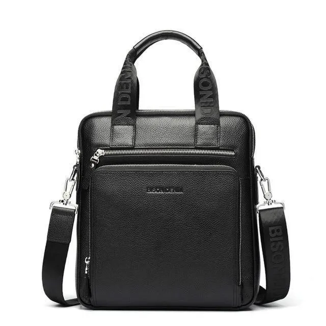 Echtes Leder Herren Tasche Business Schulter Umhängetasche Weihnachtsgeschenk Designer Handtaschen hohe Qualität N2333-1 & 2