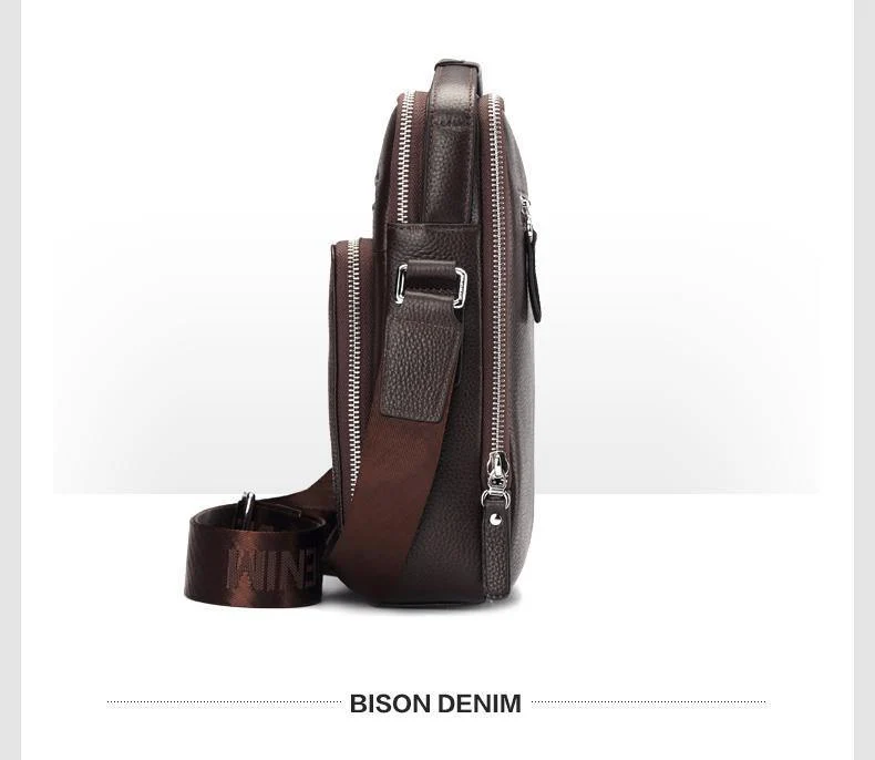 Echtes Leder Herren Tasche Business Schulter Umhängetasche Weihnachtsgeschenk Designer Handtaschen hohe Qualität N2333-1 & 2