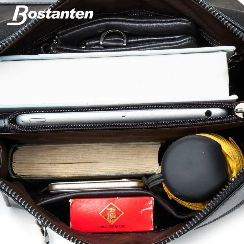 Mann Vertikale Echtledertasche Männer Messenger Business Herren Aktentasche Designer Handtaschen Hochwertige Umhängetaschen