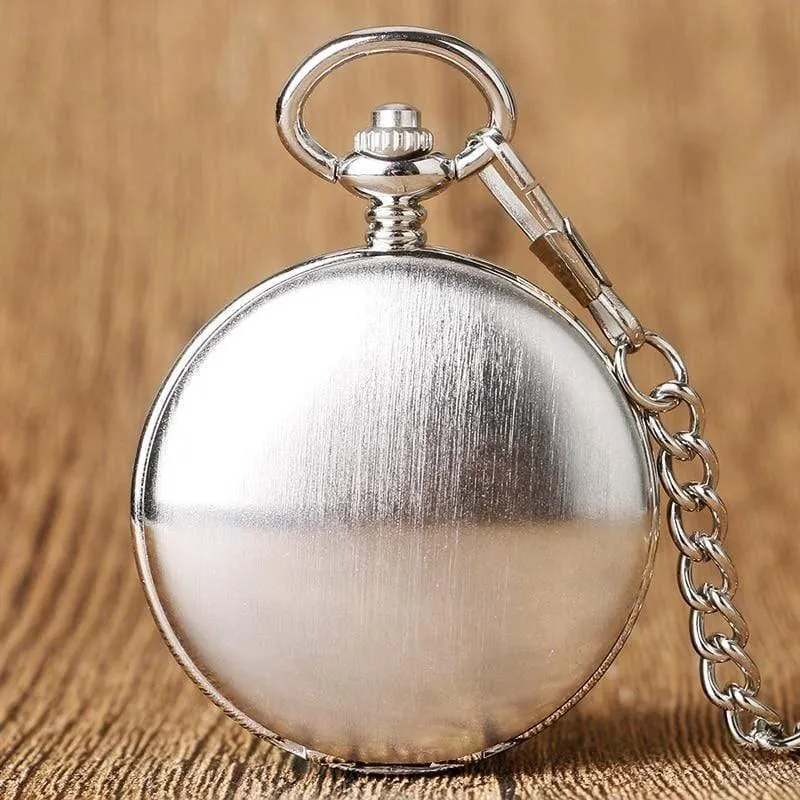 Männer Frauen Taschenuhr Doppel Hunter Design Mechanische Handaufzug Fob Uhren Casual Anhänger Geschenk