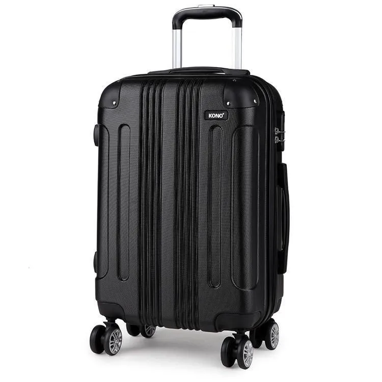 Koffer Reisetaschen Rollgepäck Set Handgepäck Trolley 4 Räder Spinner Hardside ABS 20 24 28 Zoll YD1777L