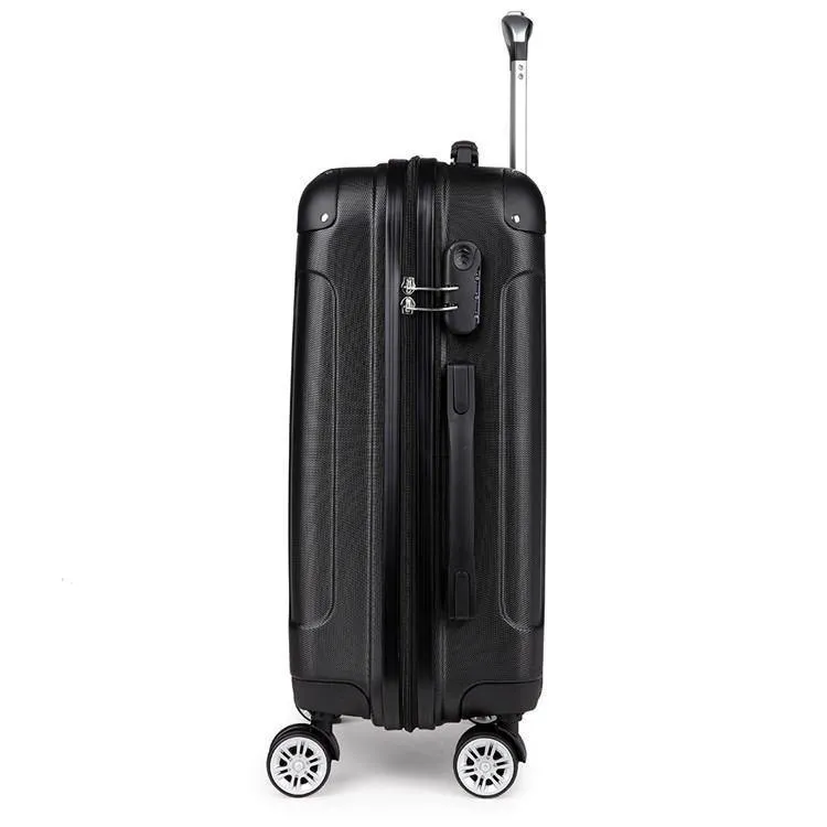 Koffer Reisetaschen Rollgepäck Set Handgepäck Trolley 4 Räder Spinner Hardside ABS 20 24 28 Zoll YD1777L