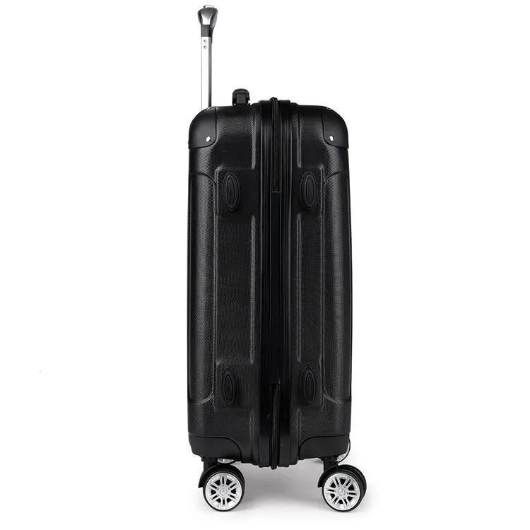 Koffer Reisetaschen Rollgepäck Set Handgepäck Trolley 4 Räder Spinner Hardside ABS 20 24 28 Zoll YD1777L
