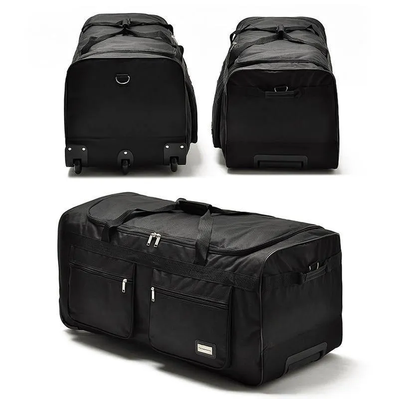 Rollgepäck Ultra-große Kapazität 32 / 40inch Reisetasche Herren Trolley Soft Oxford Herren Student Kofferraum Koffer