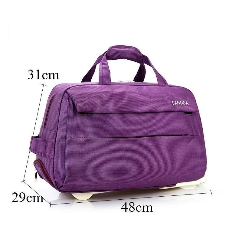 Koffer Mode Wasserdichte Gepäcktasche Verdickung Rollgepäck Trolley Gepäck Lady Reisegepäck mit Rädern