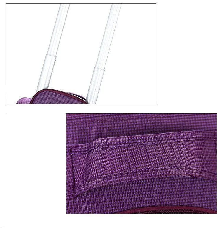 Koffer Mode Wasserdichte Gepäcktasche Verdickung Rollgepäck Trolley Gepäck Lady Reisegepäck mit Rädern