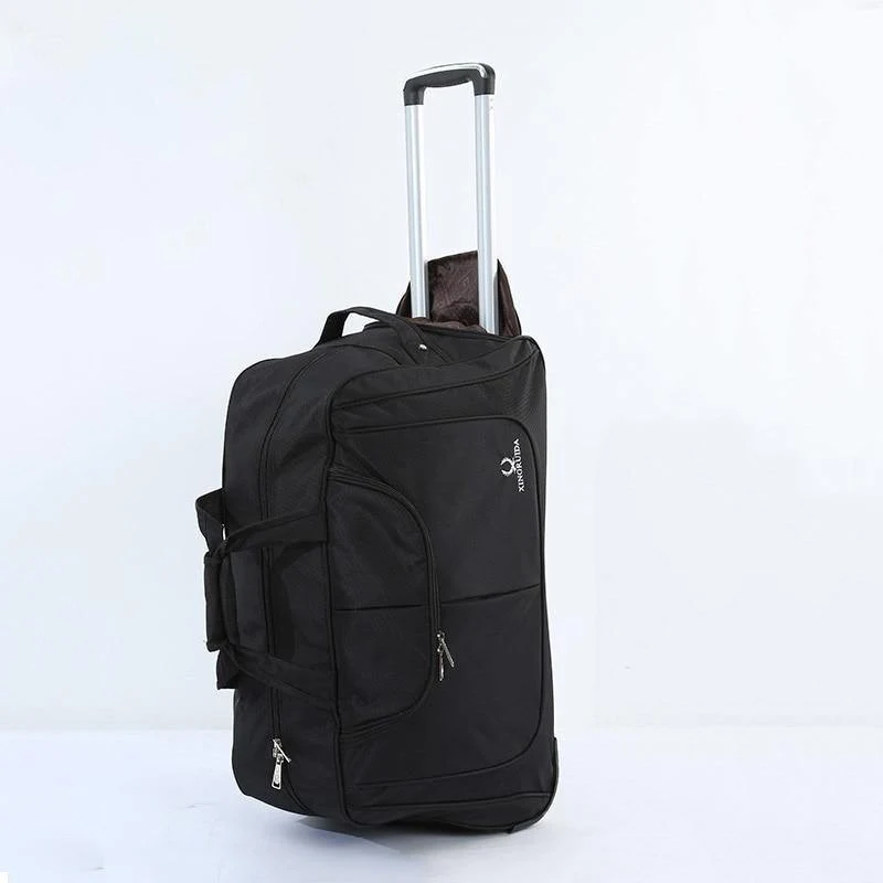 Koffer Reisegepäcktasche Canvas-Koffer auf Rädern für Frauen Männer Reisetaschen Kurzreise Trolley Große Taschen 2019