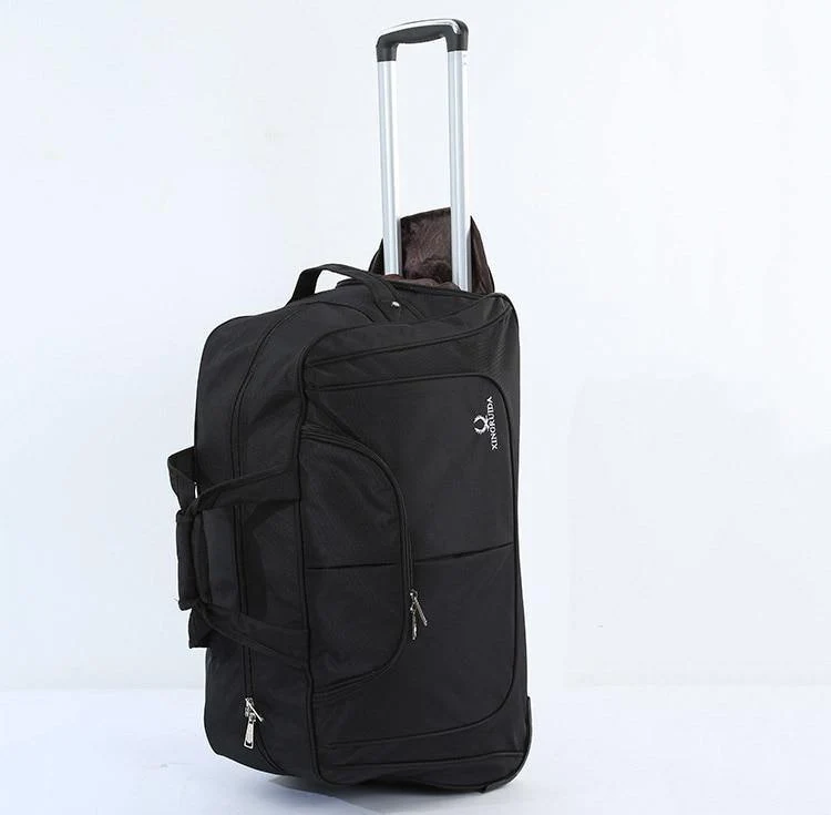 Koffer Reisegepäcktasche Canvas-Koffer auf Rädern für Frauen Männer Reisetaschen Kurzreise Trolley Große Taschen 2019