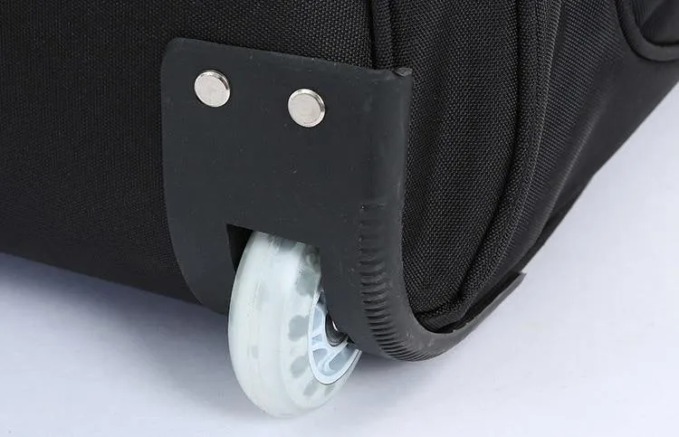 Koffer Reisegepäcktasche Canvas-Koffer auf Rädern für Frauen Männer Reisetaschen Kurzreise Trolley Große Taschen 2019