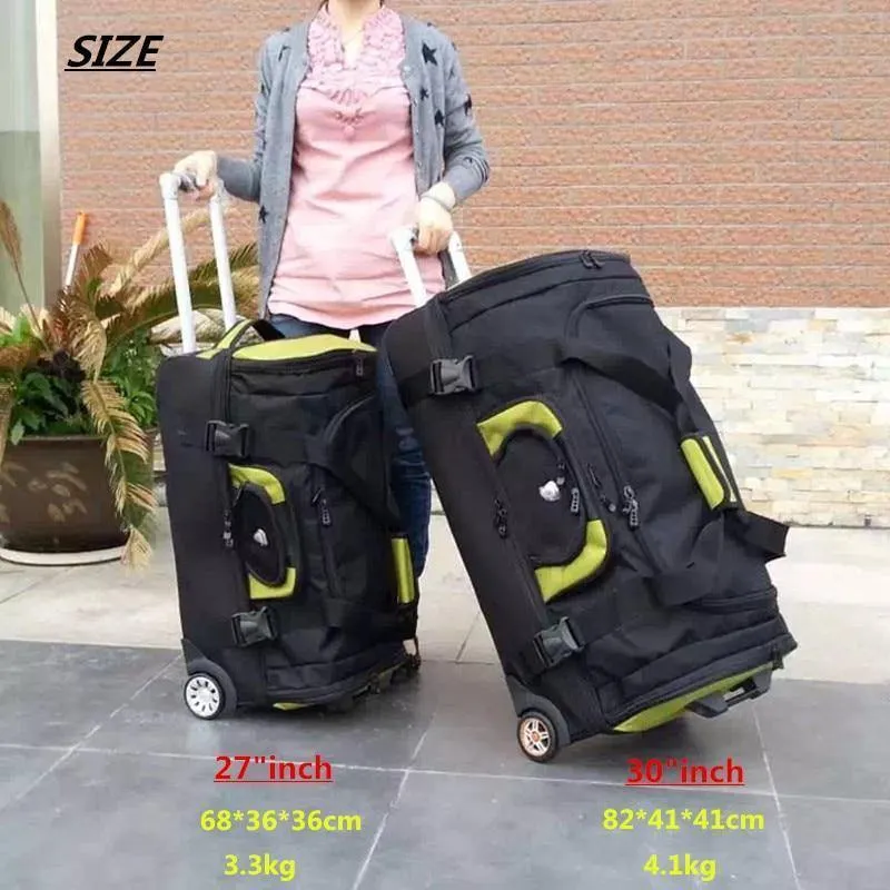 Reisekoffer, Rollgepäck Oxford Stofftasche, Damen Trolley, Herren 27 "30" Zoll Box