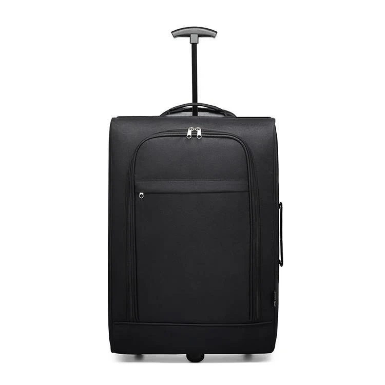 Koffer Handgepäck Trolley Reisetaschen Hochwertige Oxford Soft Shell 2 Räder Leichtgewicht 20 Zoll Lila K1873
