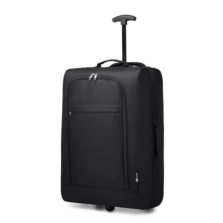 Koffer Handgepäck Trolley Reisetaschen Hochwertige Oxford Soft Shell 2 Räder Leichtgewicht 20 Zoll Lila K1873