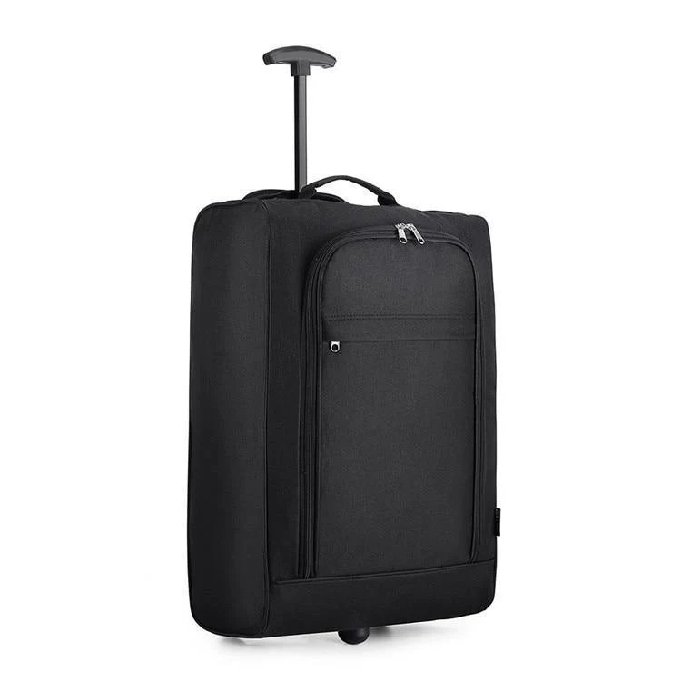 Koffer Handgepäck Trolley Reisetaschen Hochwertige Oxford Soft Shell 2 Räder Leichtgewicht 20 Zoll Lila K1873