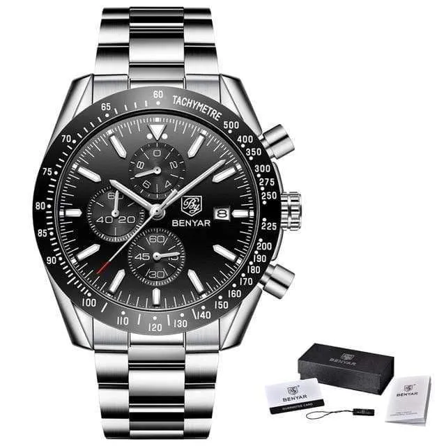 Herrenuhr Business Voller Stahl Quarz Top Marke Luxus Casual Wasserdichte Sport Männliche Armbanduhr Relogio Masculino