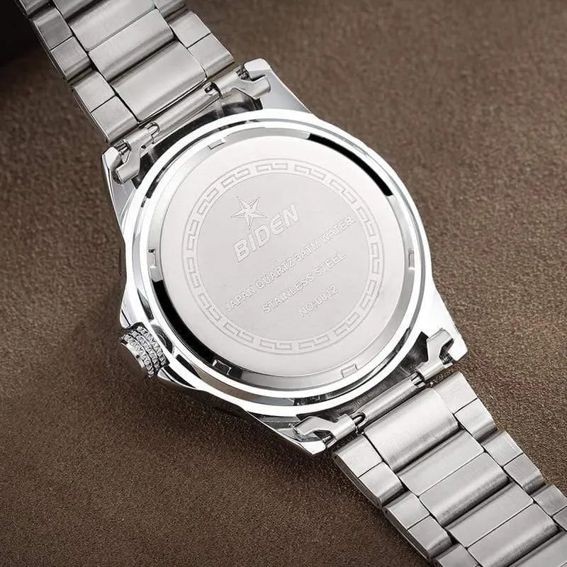 Man Watch Edelstahlarmband Uhren Military Watch Casual Fashion Armbanduhren Wasserdichte Uhr Mann relogio masculino