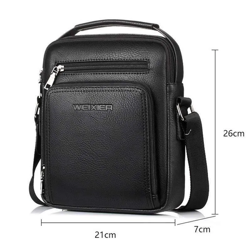 Business-Umhängetasche für Herren, Vintage-Marke, Umhängetasche für Herren, lässig, Gitter-Schultertasche, Reisetasche für Männer, Umhängetaschen