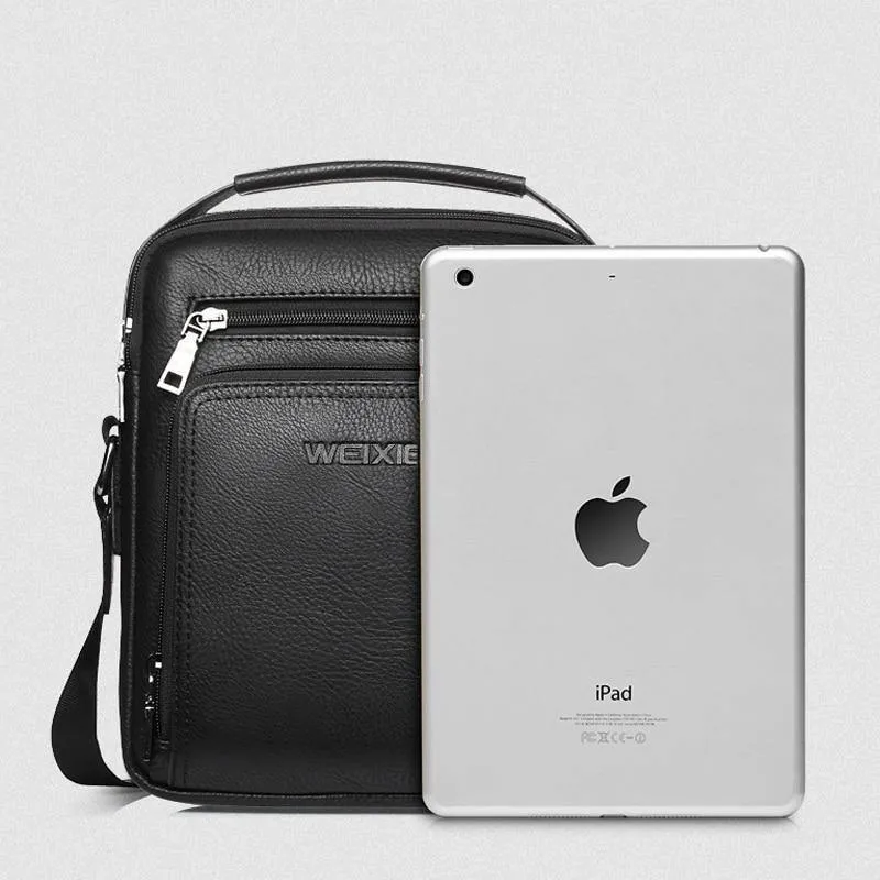 Business-Umhängetasche für Herren, Vintage-Marke, Umhängetasche für Herren, lässig, Gitter-Schultertasche, Reisetasche für Männer, Umhängetaschen