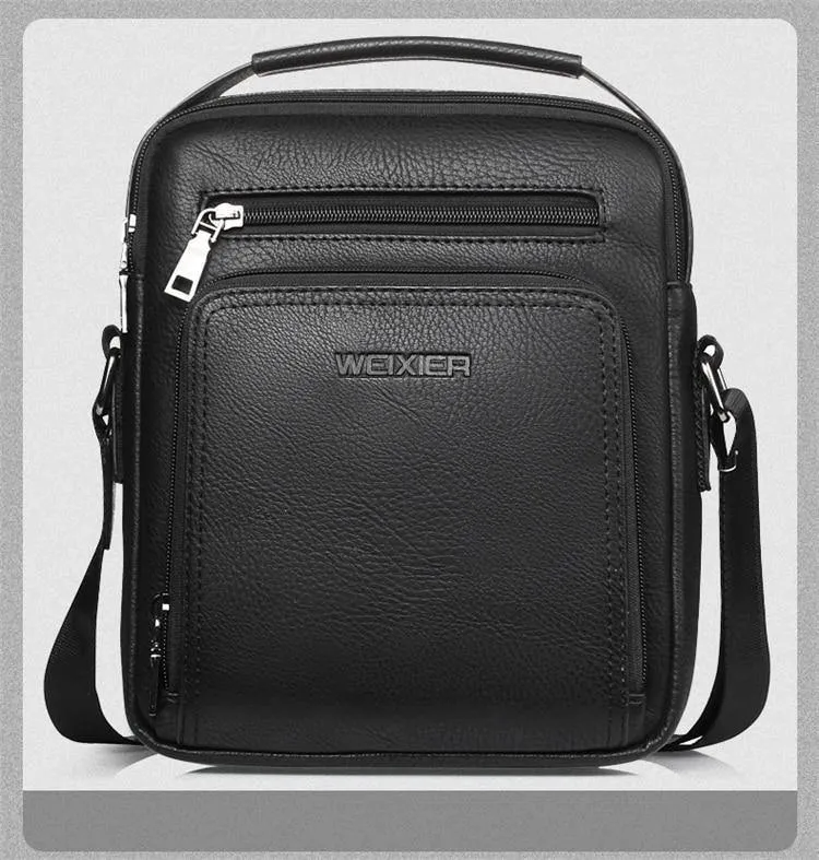 Business-Umhängetasche für Herren, Vintage-Marke, Umhängetasche für Herren, lässig, Gitter-Schultertasche, Reisetasche für Männer, Umhängetaschen