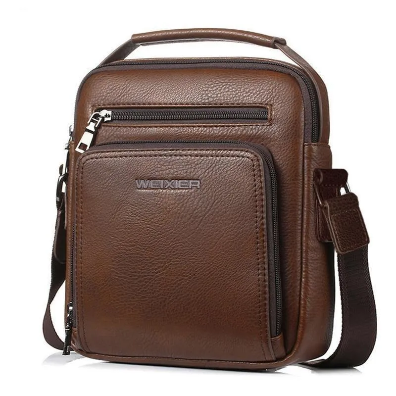 Business-Umhängetasche für Herren, Vintage-Marke, Umhängetasche für Herren, lässig, Gitter-Schultertasche, Reisetasche für Männer, Umhängetaschen