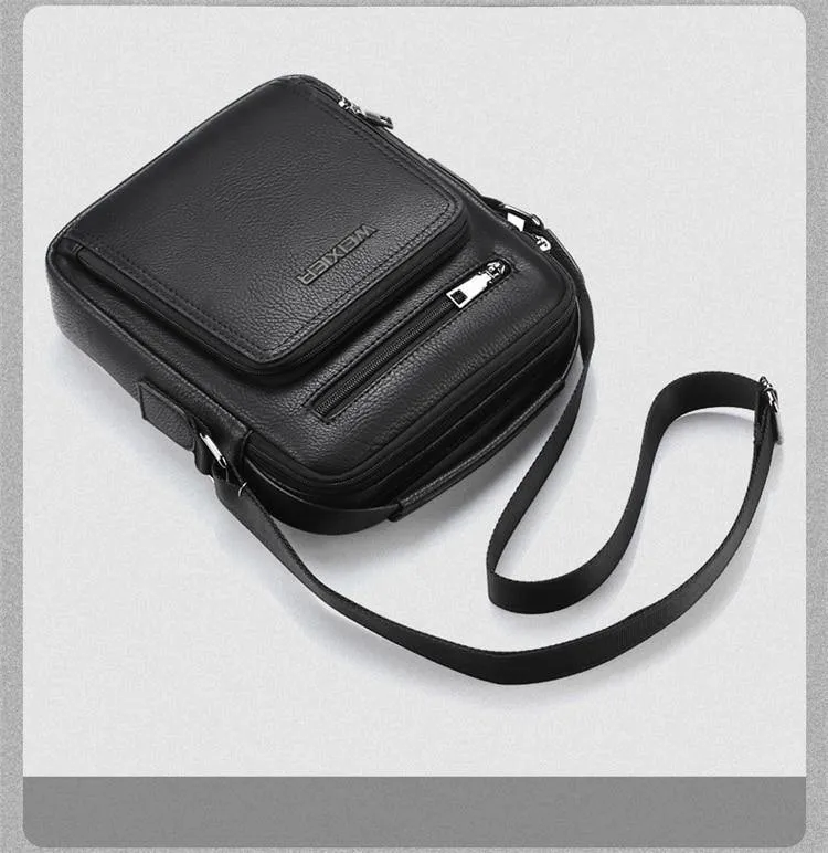 Business-Umhängetasche für Herren, Vintage-Marke, Umhängetasche für Herren, lässig, Gitter-Schultertasche, Reisetasche für Männer, Umhängetaschen