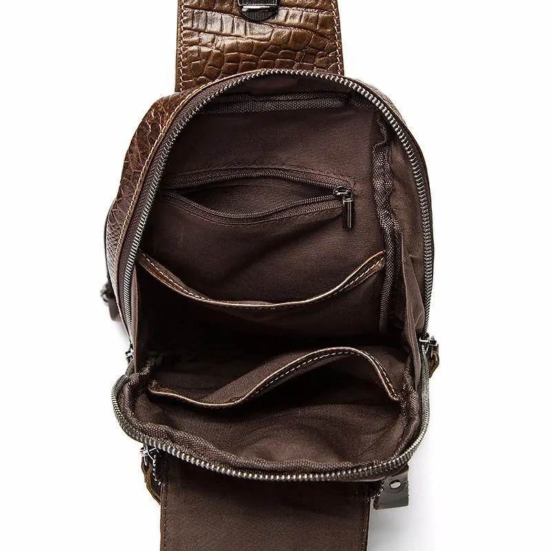 Leder Männer Taschen Heißer Verkauf Männer Umhängetasche Handtasche Alligator Muster Umhängetasche Männlichen Mode Schulter Pack 1311