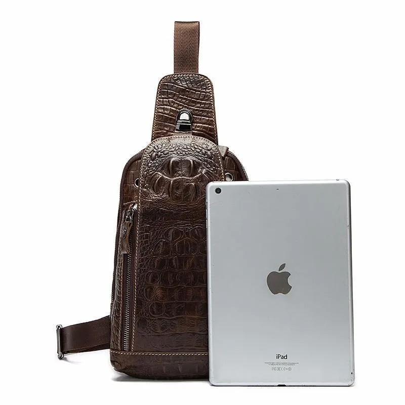 Leder Männer Taschen Heißer Verkauf Männer Umhängetasche Handtasche Alligator Muster Umhängetasche Männlichen Mode Schulter Pack 1311