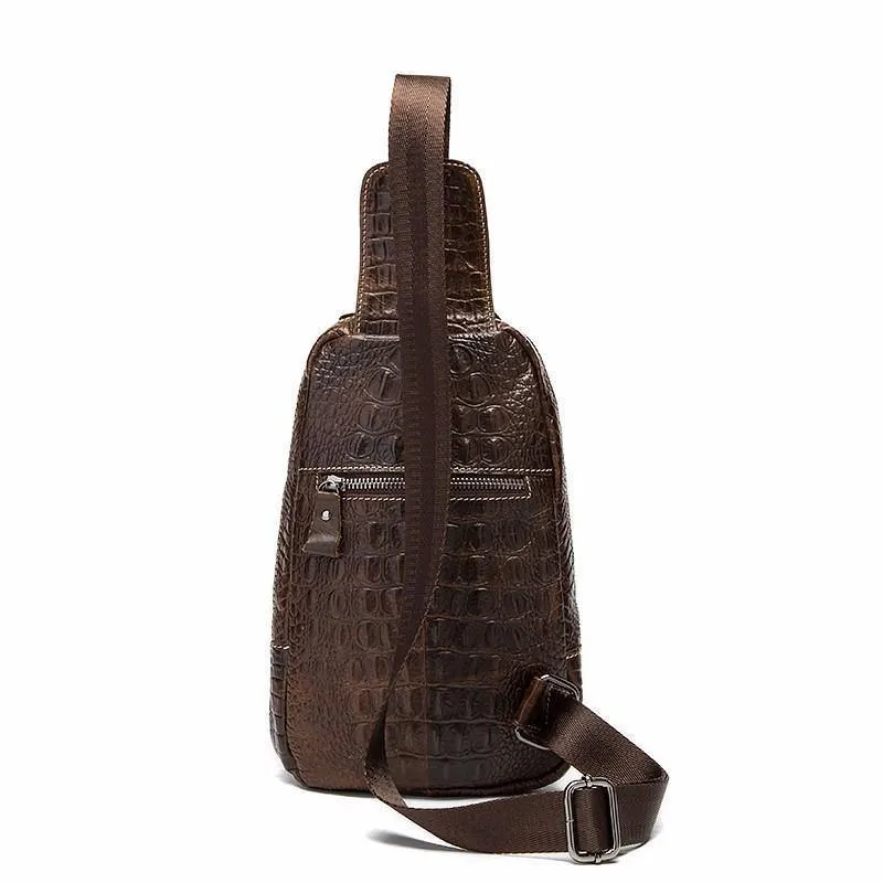 Leder Männer Taschen Heißer Verkauf Männer Umhängetasche Handtasche Alligator Muster Umhängetasche Männlichen Mode Schulter Pack 1311