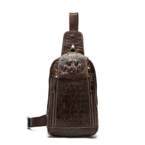 Leder Männer Taschen Heißer Verkauf Männer Umhängetasche Handtasche Alligator Muster Umhängetasche Männlichen Mode Schulter Pack 1311