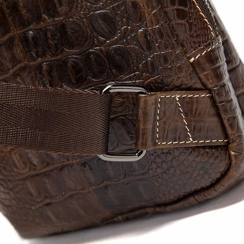 Leder Männer Taschen Heißer Verkauf Männer Umhängetasche Handtasche Alligator Muster Umhängetasche Männlichen Mode Schulter Pack 1311