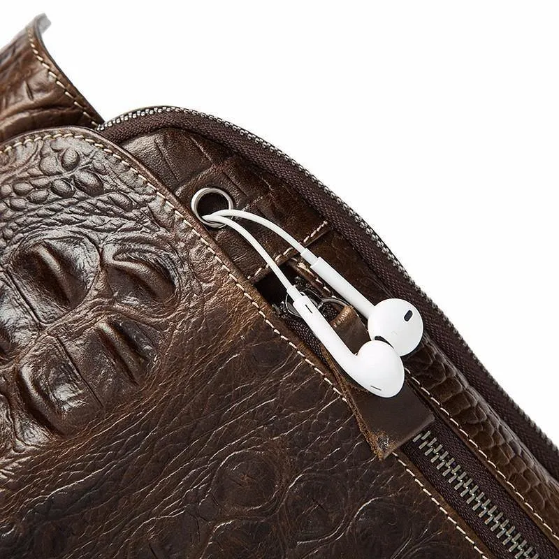 Leder Männer Taschen Heißer Verkauf Männer Umhängetasche Handtasche Alligator Muster Umhängetasche Männlichen Mode Schulter Pack 1311