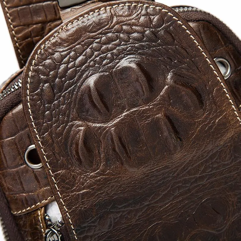 Leder Männer Taschen Heißer Verkauf Männer Umhängetasche Handtasche Alligator Muster Umhängetasche Männlichen Mode Schulter Pack 1311