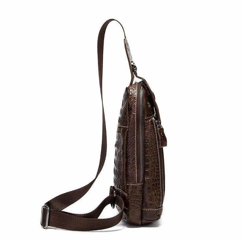Leder Männer Taschen Heißer Verkauf Männer Umhängetasche Handtasche Alligator Muster Umhängetasche Männlichen Mode Schulter Pack 1311