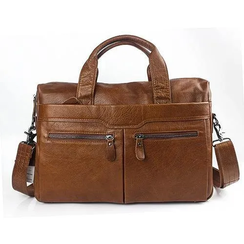 Aktentaschen aus Leder für Herren, Laptoptasche, Umhängetasche aus echtem Leder, Umhängetasche für Dokumente, Handtasche 9005