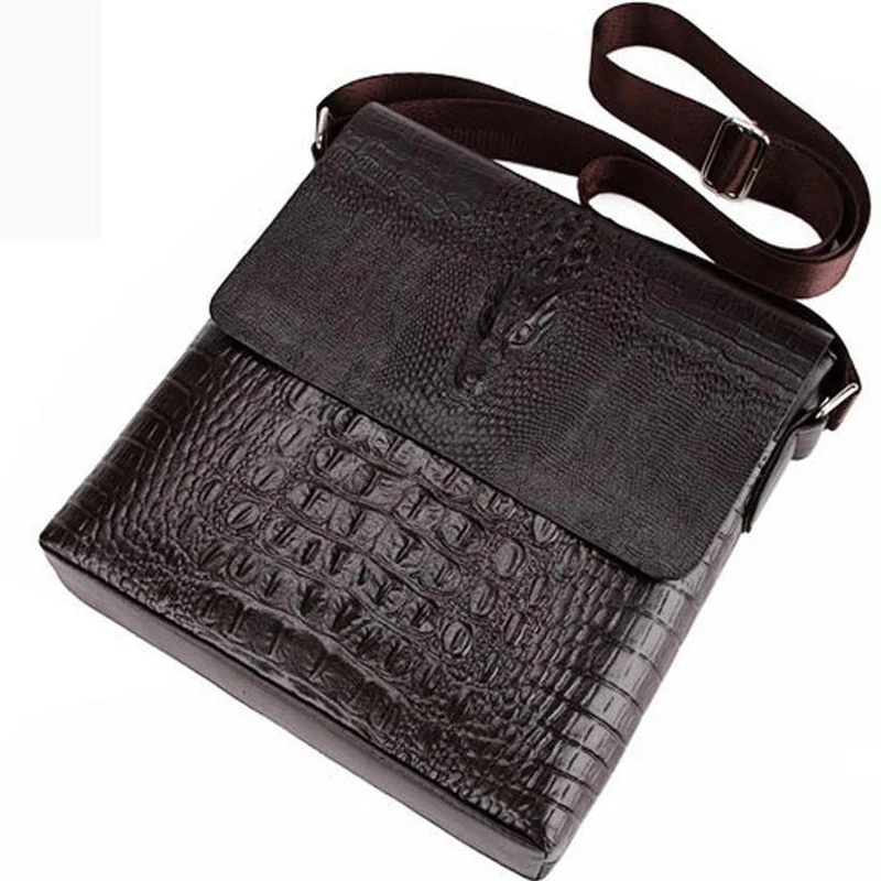 Krokodil messenger taschen für männer umhängetasche umhängetasche Alligator männlichen ipad Tablet PC IPAD handtasche herren taschen