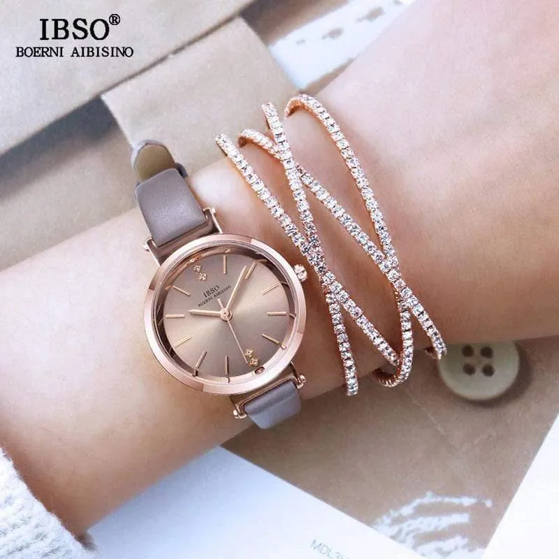 Armband uhren set weiblichen hochwertigen quarzuhr luxus frauen uhr armreif set für valentinstag geschenk