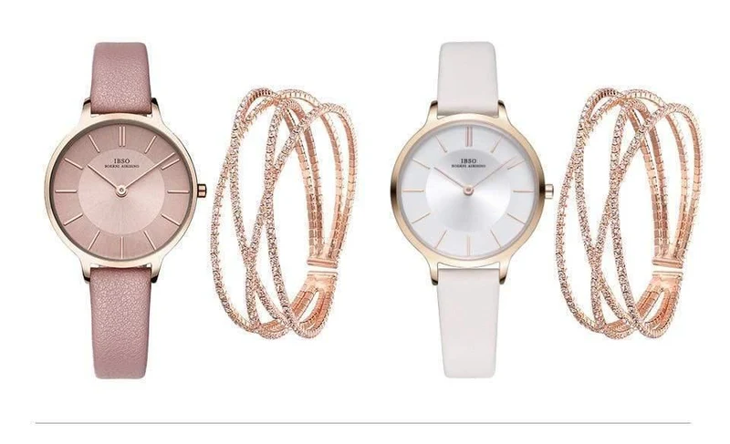 Armband uhren set weiblichen hochwertigen quarzuhr luxus frauen uhr armreif set für valentinstag geschenk