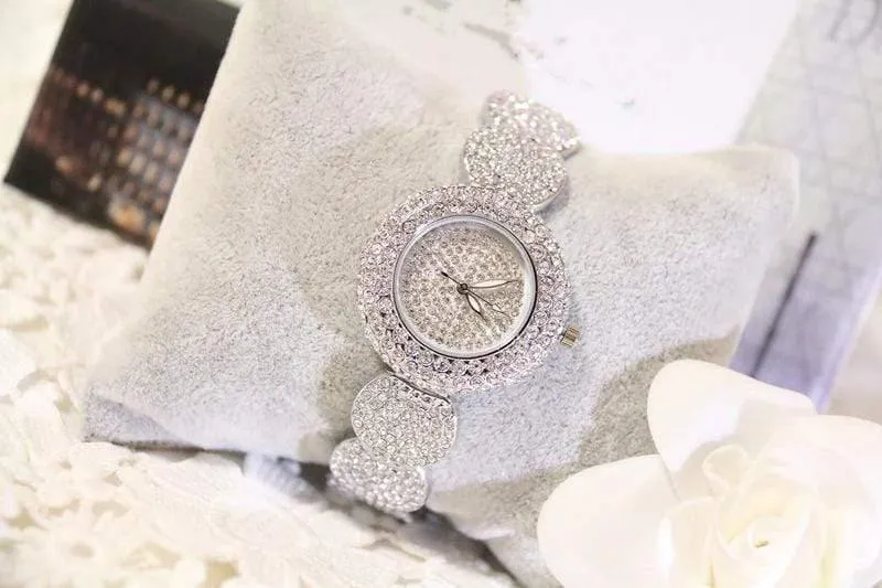 Uhren Luxus Diamant Montre Berühmte Elegante Armband Kleid Uhren Damen Armbanduhr Relogios Femininos saat ZDJ021