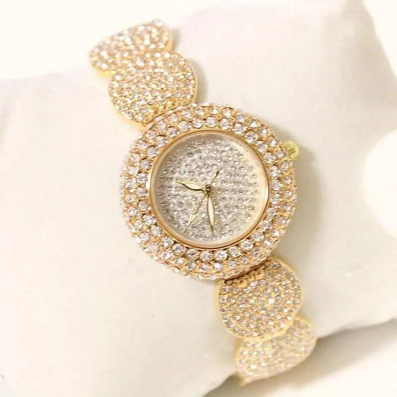 Uhren Luxus Diamant Montre Berühmte Elegante Armband Kleid Uhren Damen Armbanduhr Relogios Femininos saat ZDJ021