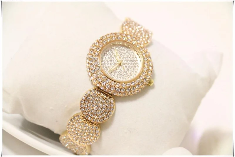 Uhren Luxus Diamant Montre Berühmte Elegante Armband Kleid Uhren Damen Armbanduhr Relogios Femininos saat ZDJ021