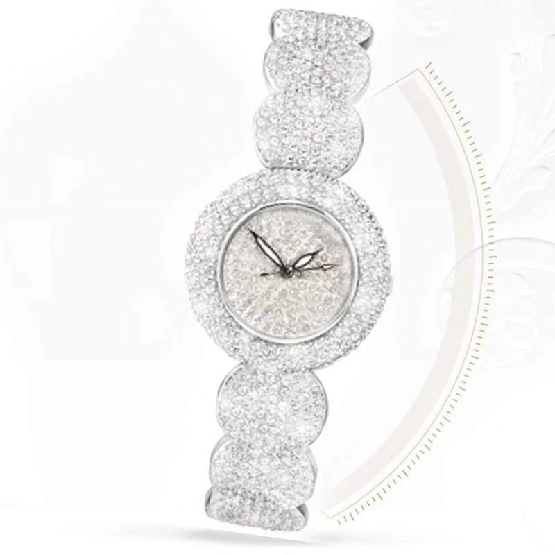Uhren Luxus Diamant Montre Berühmte Elegante Armband Kleid Uhren Damen Armbanduhr Relogios Femininos saat ZDJ021