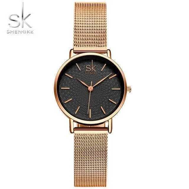 Edelstahl Uhren Frauen Top Marke Luxus Casual Clock Damen Armbanduhr Lady Relogio Feminino