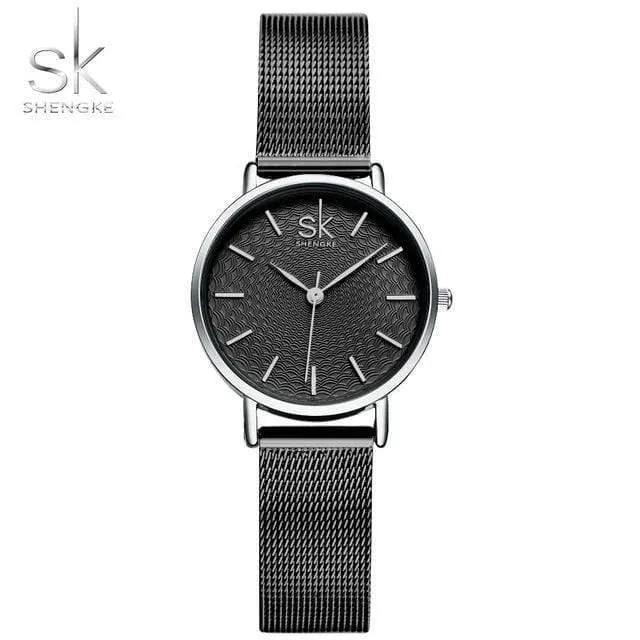 Edelstahl Uhren Frauen Top Marke Luxus Casual Clock Damen Armbanduhr Lady Relogio Feminino