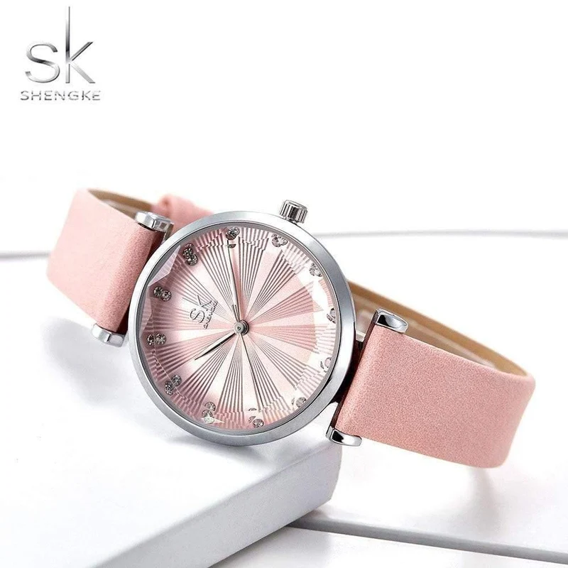 Damenuhren Luxus Damenuhr Lederuhren für Frauen Mode Bajan Kol Saati Diamant Reloj Mujer