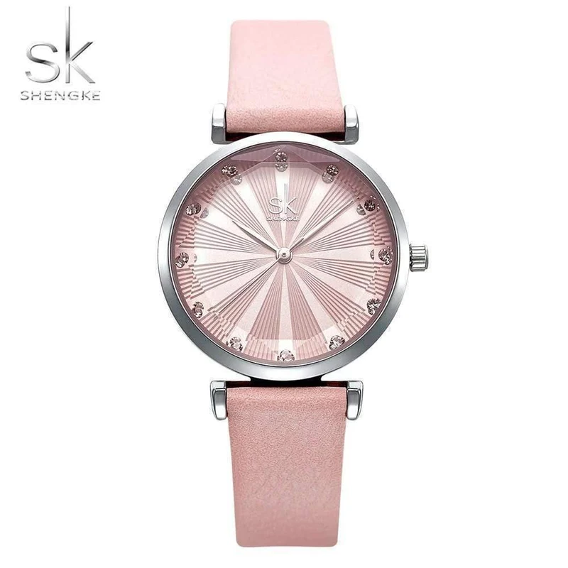 Damenuhren Luxus Damenuhr Lederuhren für Frauen Mode Bajan Kol Saati Diamant Reloj Mujer