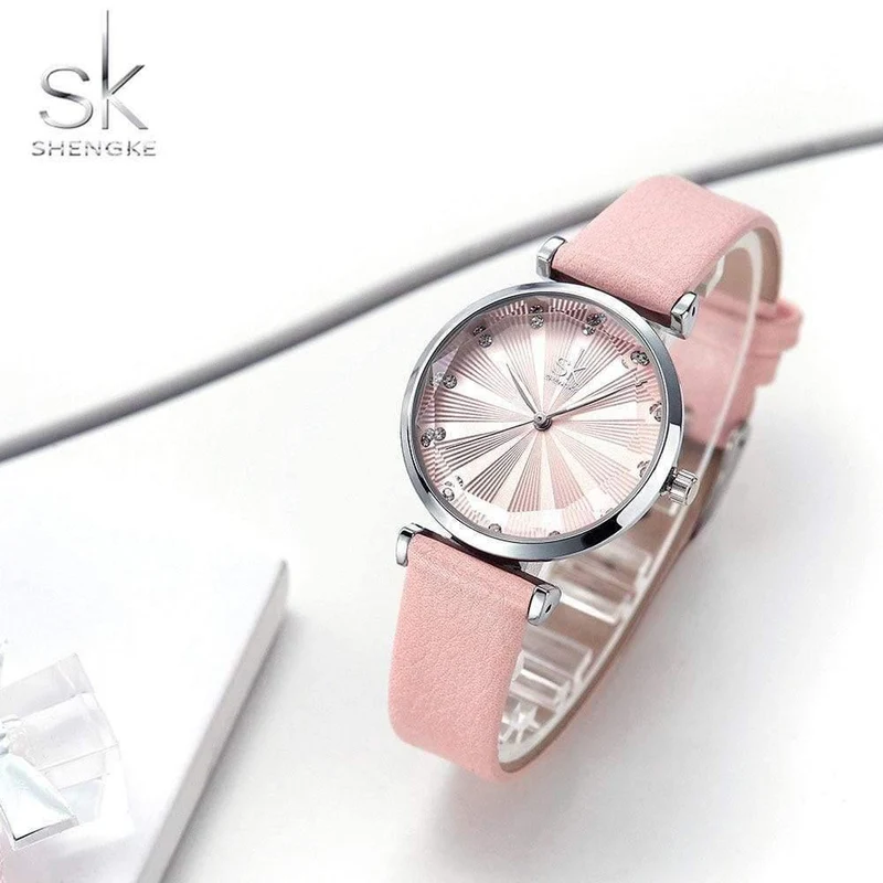 Damenuhren Luxus Damenuhr Lederuhren für Frauen Mode Bajan Kol Saati Diamant Reloj Mujer