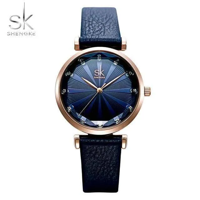 Damenuhren Luxus Damenuhr Lederuhren für Frauen Mode Bajan Kol Saati Diamant Reloj Mujer